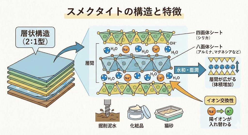 スメクタイト構造の特徴