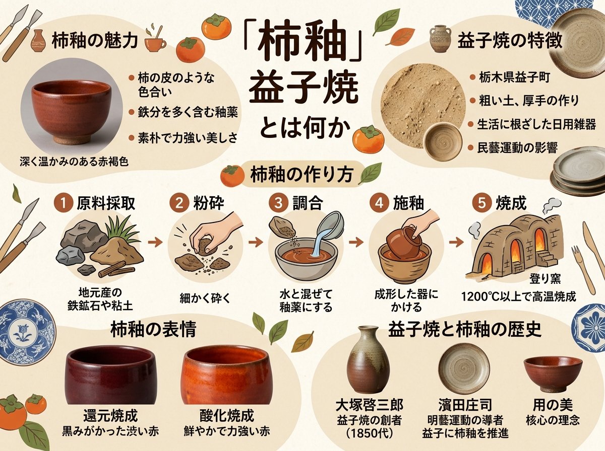 柿釉 益子焼とは何か