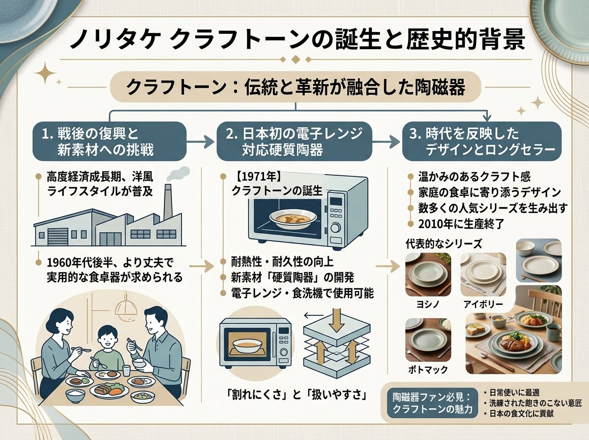 ノリタケ クラフトーンの誕生と歴史的背景