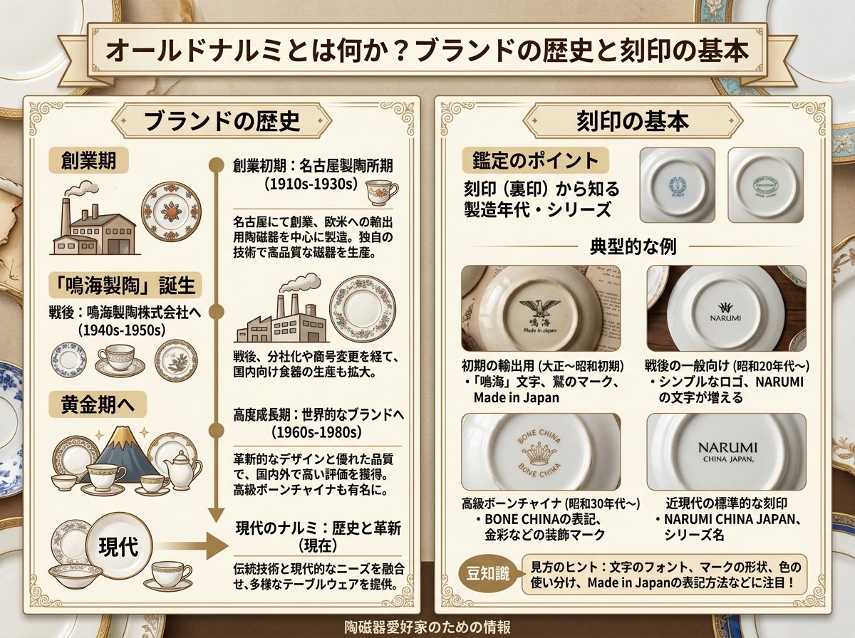 オールドナルミとは何か？ブランドの歴史と刻印の基本
