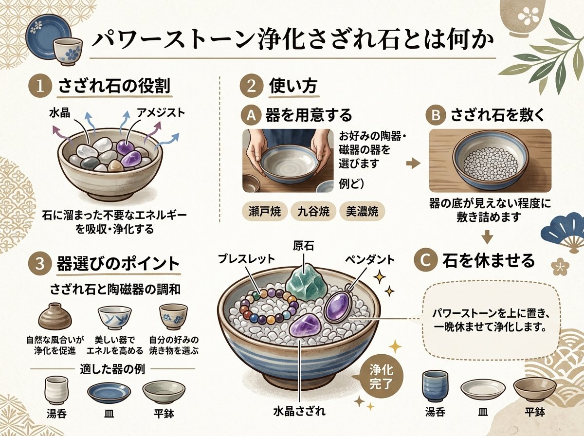 パワーストーン浄化さざれ石とは何か