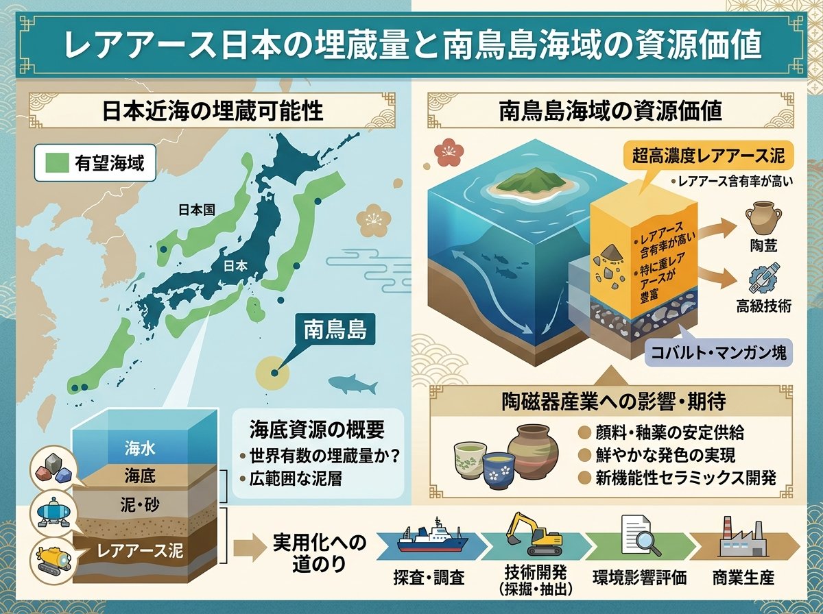 レアアース日本の埋蔵量と南鳥島海域の資源価値