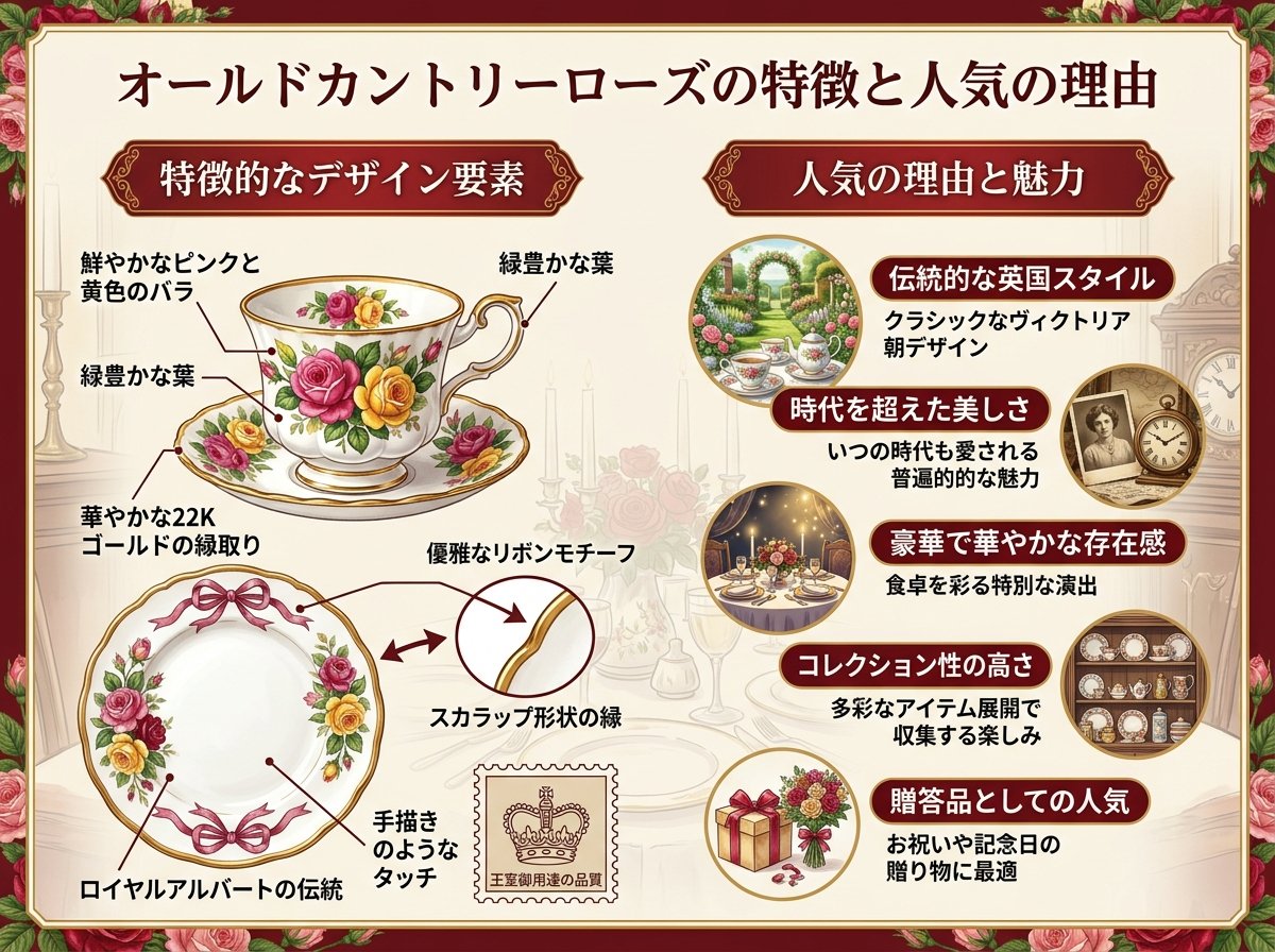 オールドカントリーローズの特徴と人気の理由