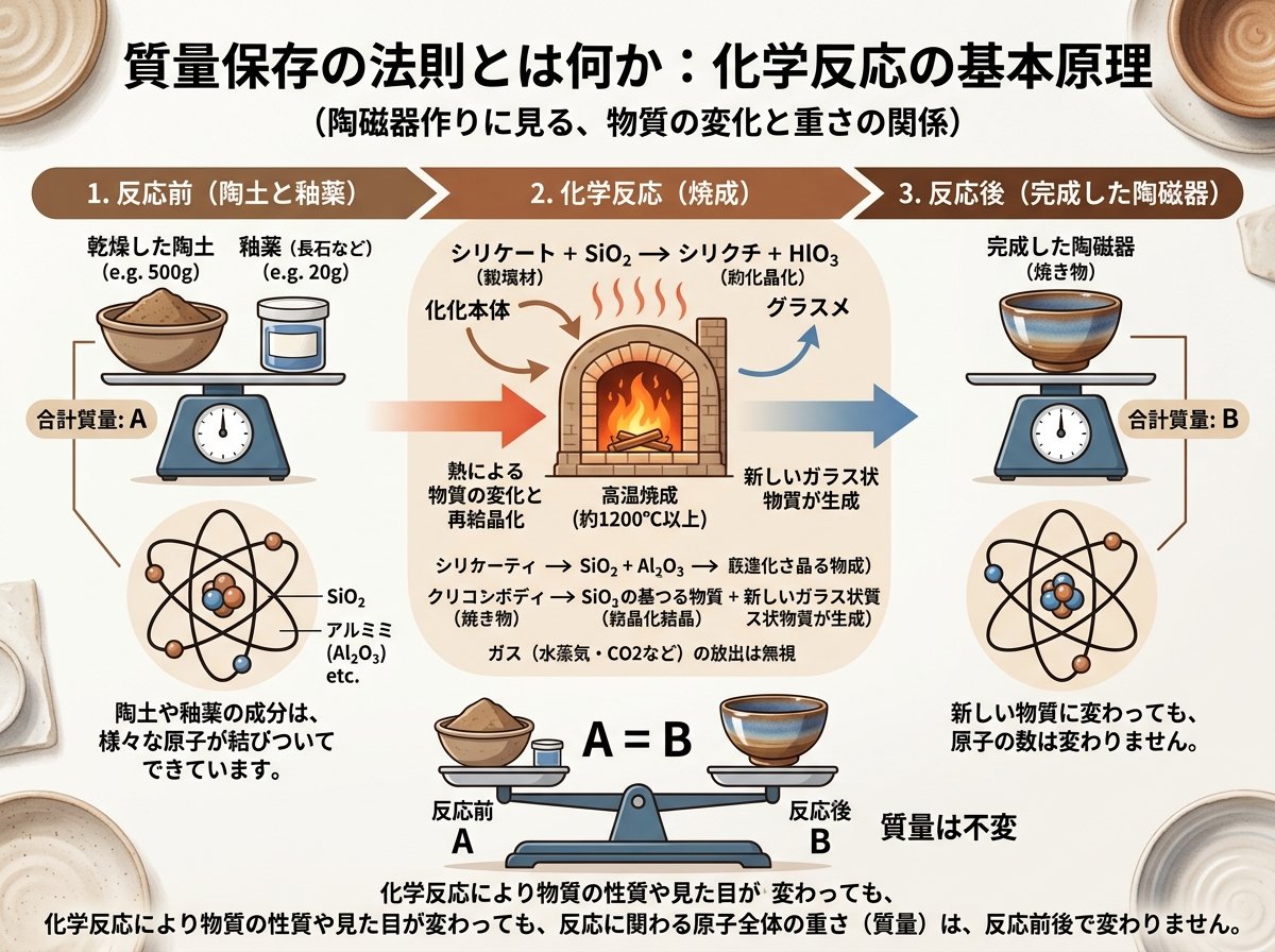 質量保存の法則とは何か：化学反応の基本原理