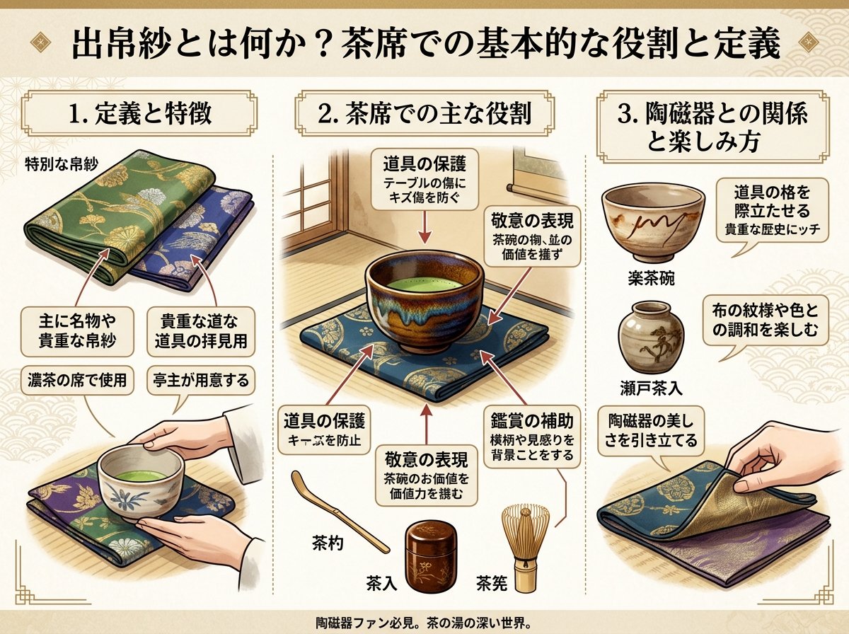 出帛紗とは何か？茶席での基本的な役割と定義