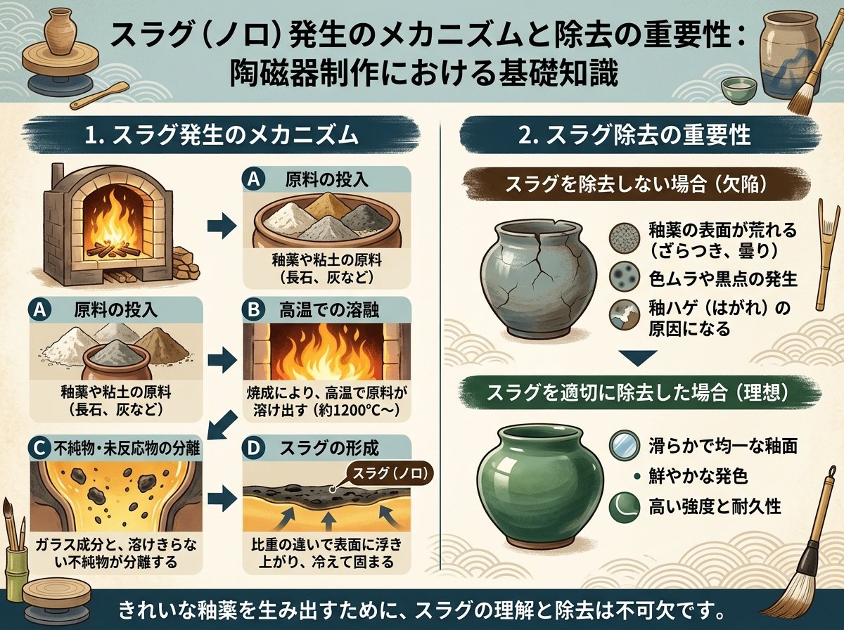 スラグ発生のメカニズムと除去の重要性