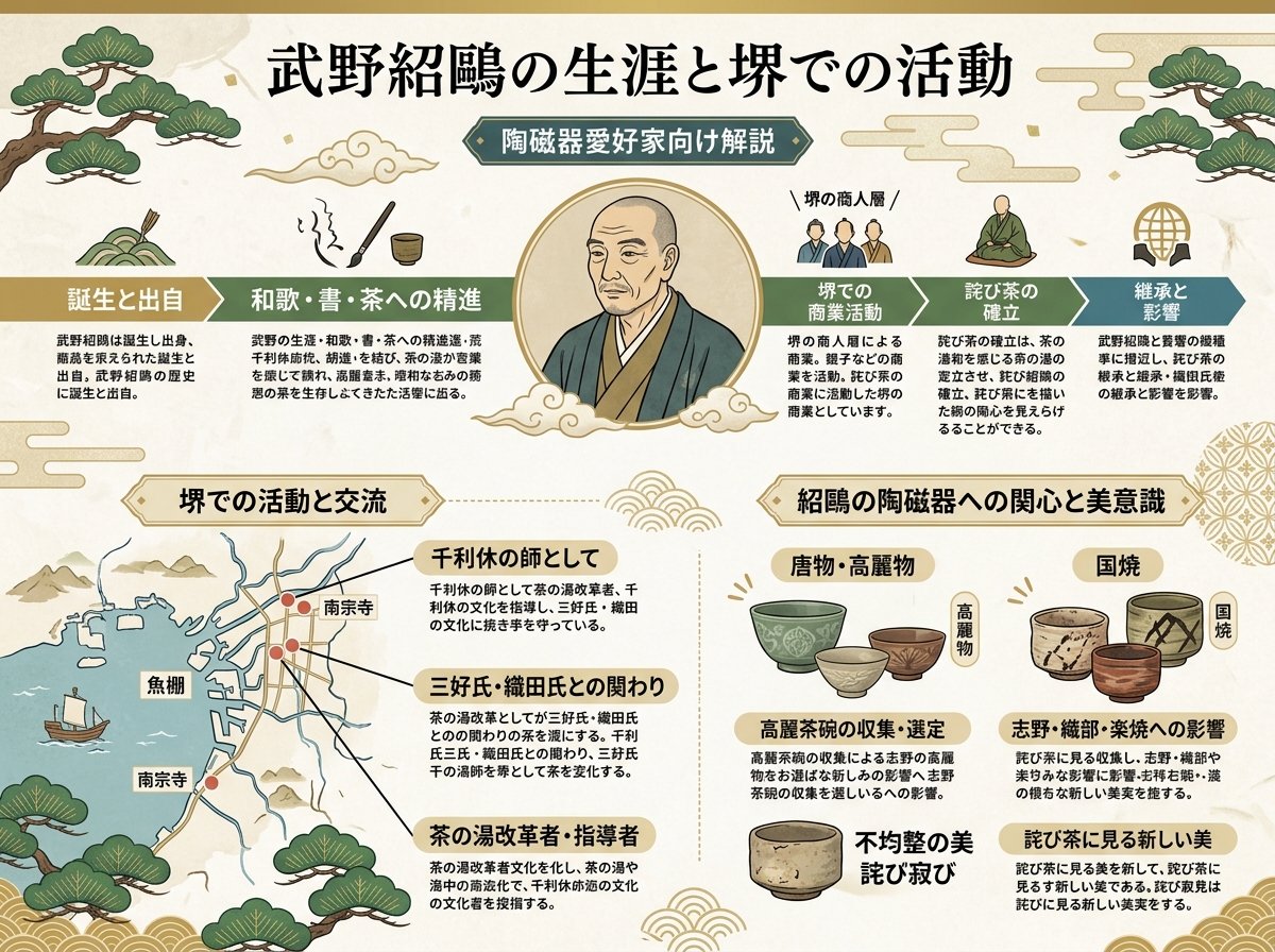 武野紹鴎の生涯と堺での活動